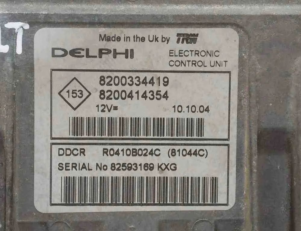 RENAULT Megane 2 generation (2002-2012) Motorstyrenhet ECU R0410B024C,8200414354,8200334419 32722349