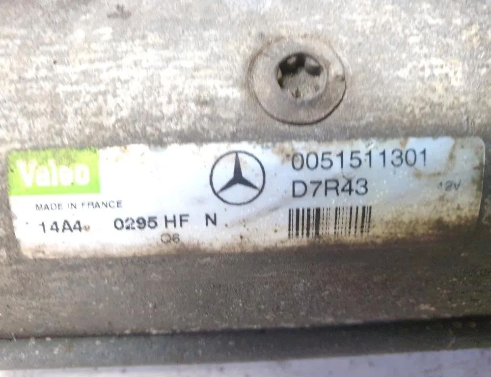 MERCEDES-BENZ Vito W639 (2003-2015) Startmotor 0051511301 29306521