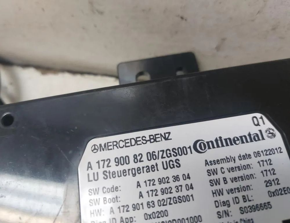 MERCEDES-BENZ M-Class W166 (2011-2015) Andra styrenheter A1729008206 32409892