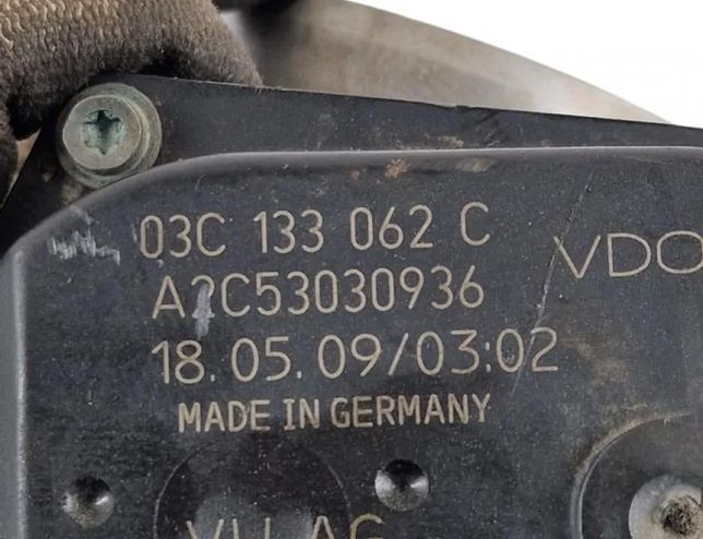 VOLKSWAGEN Golf 6 generation (2008-2015) Gasspjällskropp 03C133062C,A2C53030936 30664641