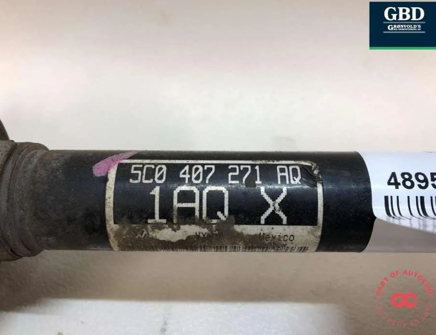 VOLKSWAGEN Beetle 3 generation (2012-2020) Kardanaxel 5c0407271aq 30884687