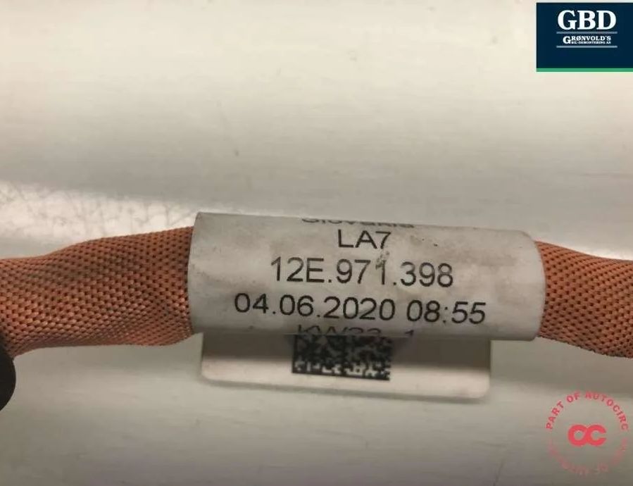 VOLKSWAGEN Up 1 generation (2011-2024) Kabeldragning för parkeringshjälp fram 12e971398,12e.971.398 31704170