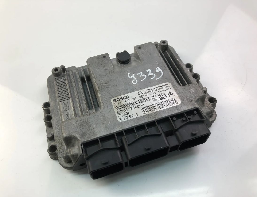 PEUGEOT 407 1 generation (2004-2010) Motorstyrenhet ECU 9663755480,0281013868 14520955