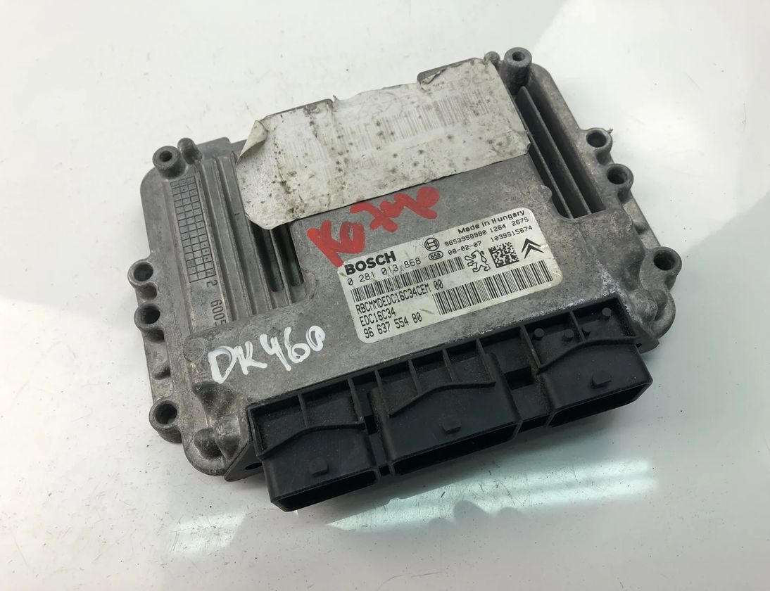 PEUGEOT 207 1 generation (2006-2009) Motorstyrenhet ECU 9663755480,0281013868 17652066