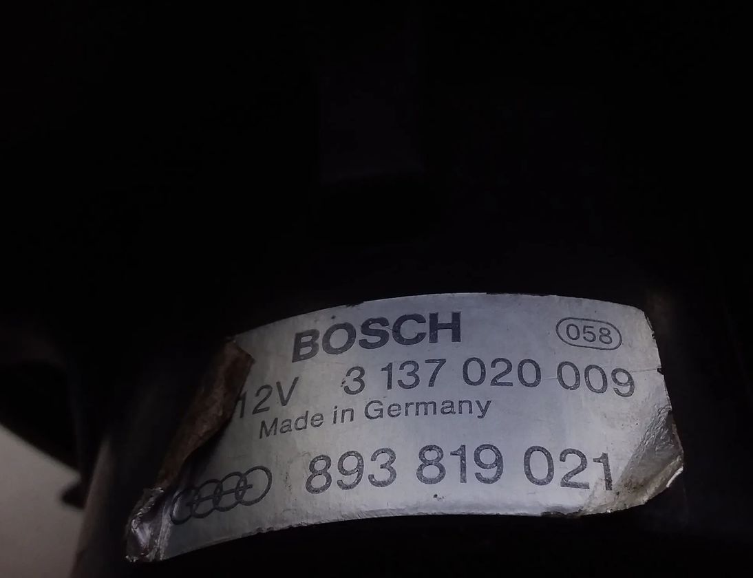 AUDI 80 B3 (1986-1992) Värmare fläkt 3137020009,893819021 13696838