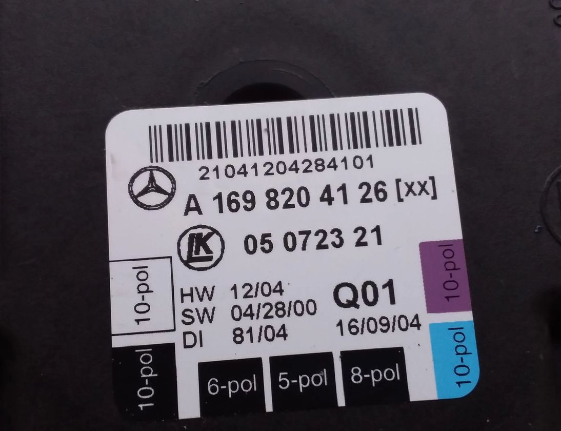 MERCEDES-BENZ A-Class W169 (2004-2012) Telefonstyrenhet A1698204126 20375994