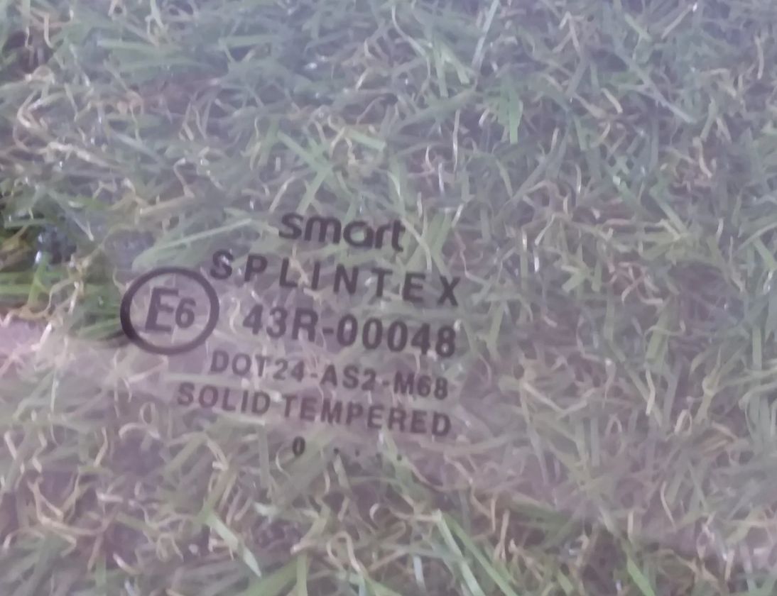 SMART Fortwo 1 generation (1998-2007) Fram höger dörrglas 43R00048,DOT24AS2M68 24587219