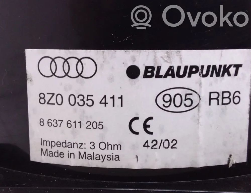AUDI A2 8Z (1999-2005) Främre vänstra dörrhögtalare 8Z0035411,8637611205 30455807
