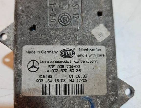 MERCEDES-BENZ E-Class W211/S211 (2002-2009) Xenonljuskontrollenhet A0028206026,315493 31062012