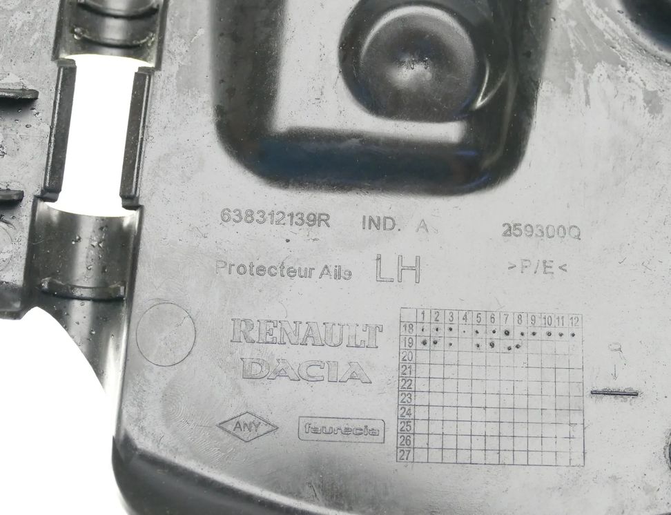 DACIA Sandero 2 generation (2013-2020) Motorkåpa 638312139R 11523950