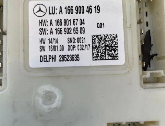 MERCEDES-BENZ GL-Class X166 (2012-2015) Andra styrenheter A1669004619,A1669016704 31611196