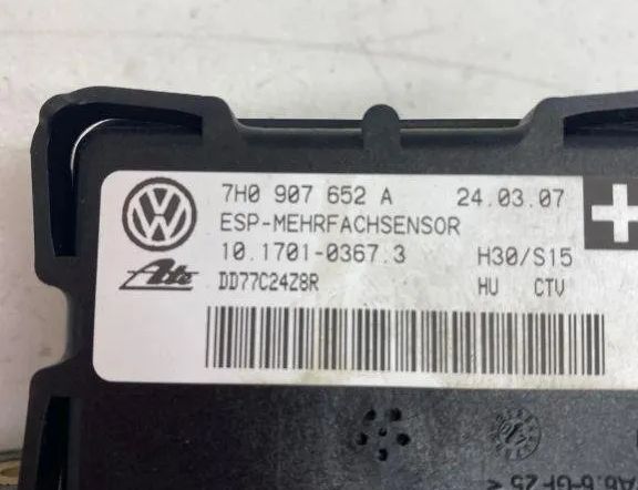 AUDI A3 8P (2003-2013) Accelerationssensor 7H0907652A,10170103673 30965342