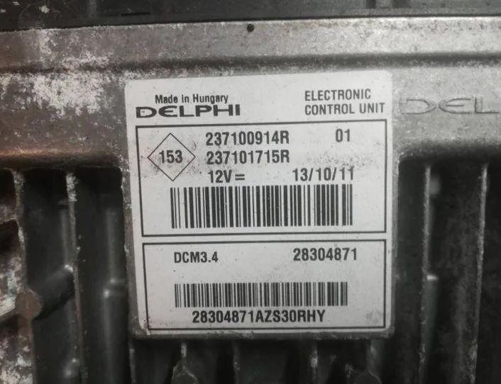 RENAULT Megane 3 generation (2008-2020) Andra styrenheter 237101715R 27893609