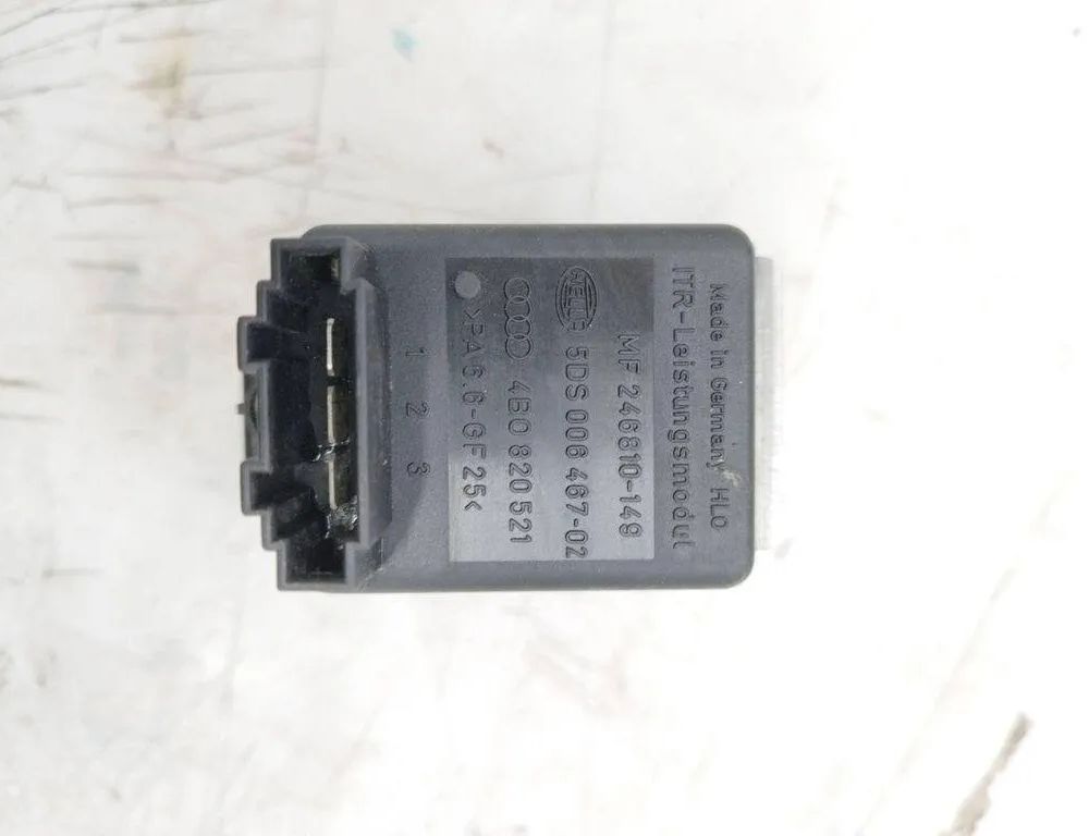AUDI A6 C6/4F (2004-2011) Blåsfläktrelä 4B0820521 31904023