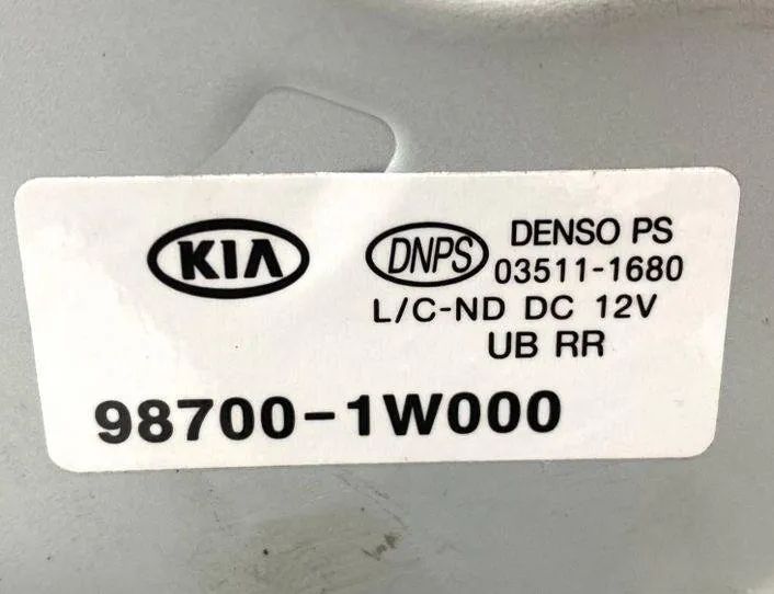 KIA Rio 3 generation (2011-2017) Baklucka Fönstertorkare Motor 987001W000,035111680 24719223