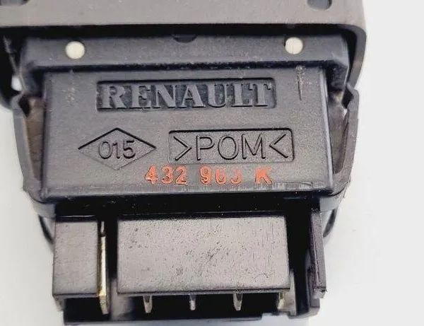 RENAULT Megane 1 generation (1995-2003) Vänster bakdörr fönsterkontrollbrytare 432963K 31106793