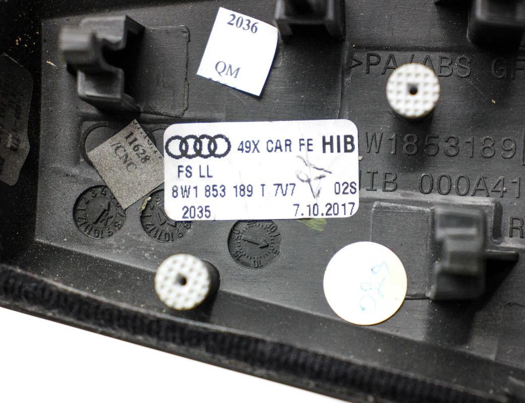 AUDI A5 Sportback F5 (2016-2024) Strålkastarbrytare Trim 8W1853189T 32066423