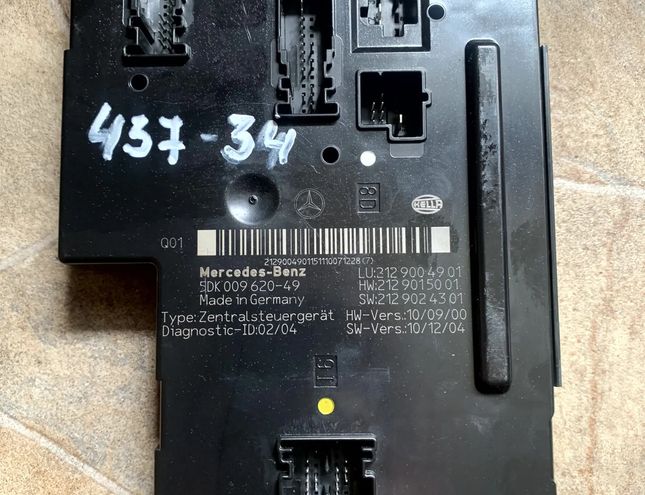 MERCEDES-BENZ E-Class W212/S212/C207/A207 (2009-2016) Komfortkontrollenhet 2129004901 26648396