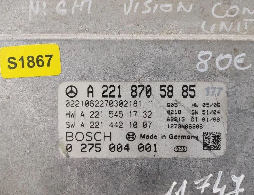 MERCEDES-BENZ S-Class W221 (2005-2013) Andra styrenheter A2218705885 31909939