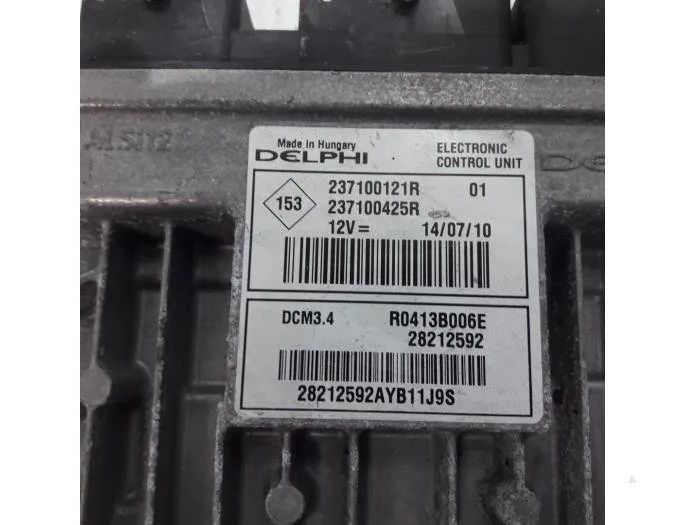RENAULT Megane 3 generation (2008-2020) Motorstyrenhet ECU 237100121R,237100425R,R0413B006E,237100183R,284B12059R 27655821