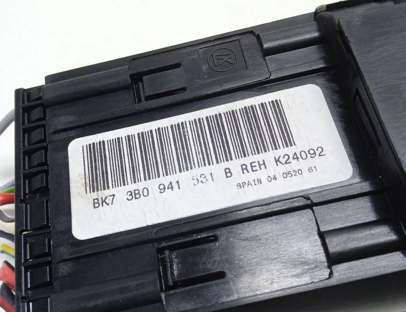 SKODA Fabia 2 generation  (2010-2014) Strålkastarbrytare kontrollenhet 3B0941531B 27813707