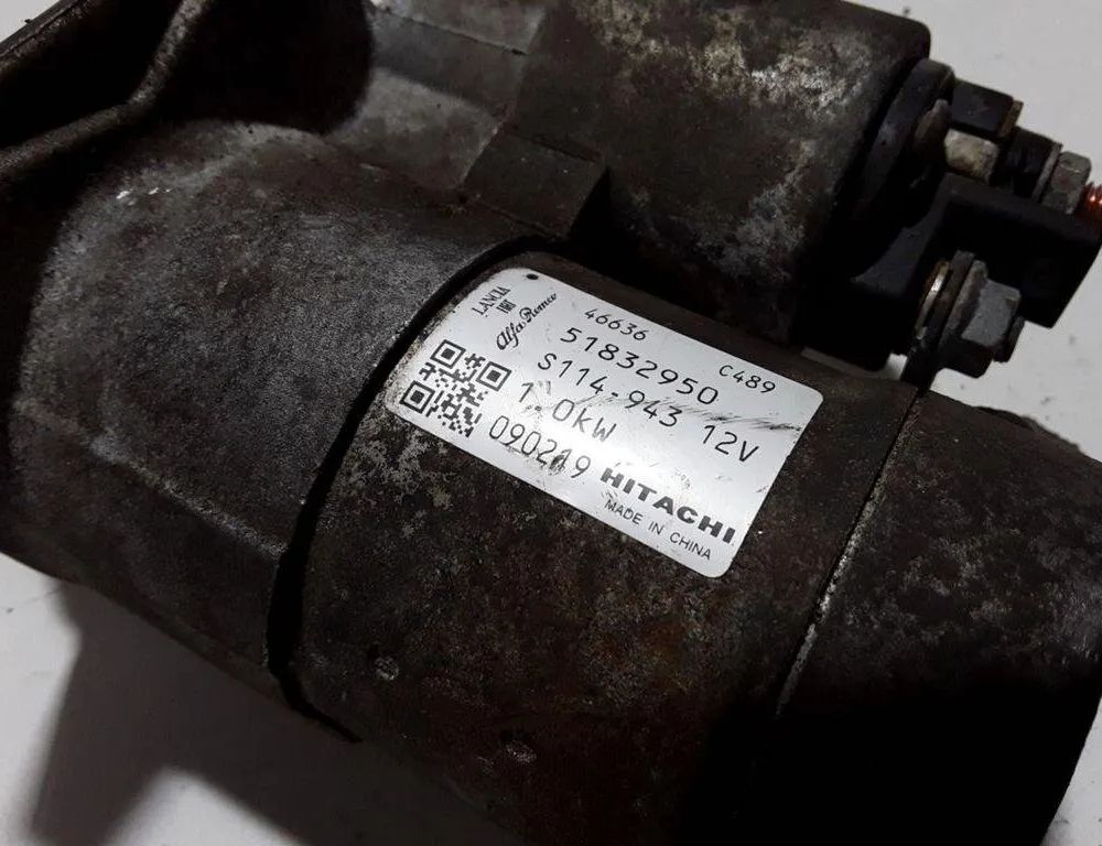 ALFA ROMEO MiTo 955 (2008-2020) Startmotor 51832950 31679263