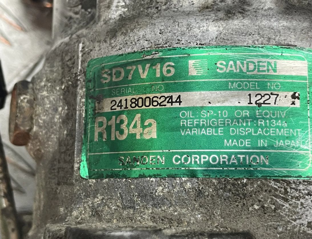 CITROËN Xsara Picasso 1 generation (1999-2010) Luftkonditioneringspump SD7V16 25382644