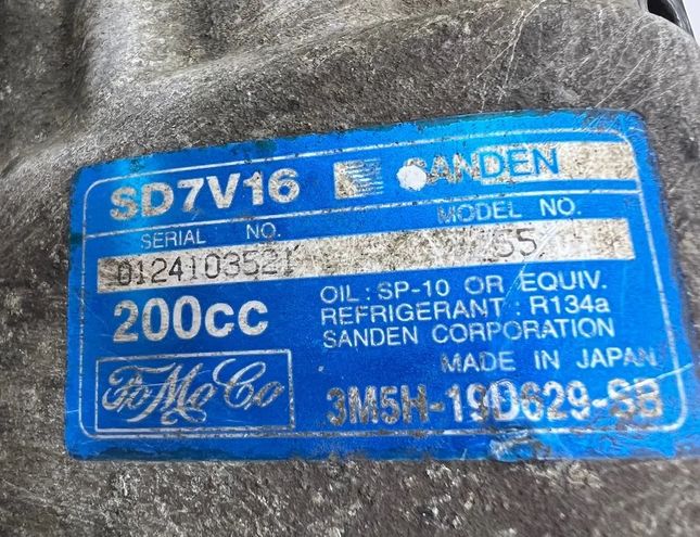 VOLKSWAGEN Golf 5 generation (2003-2009) Luftkonditioneringspump SD7V16 32070930