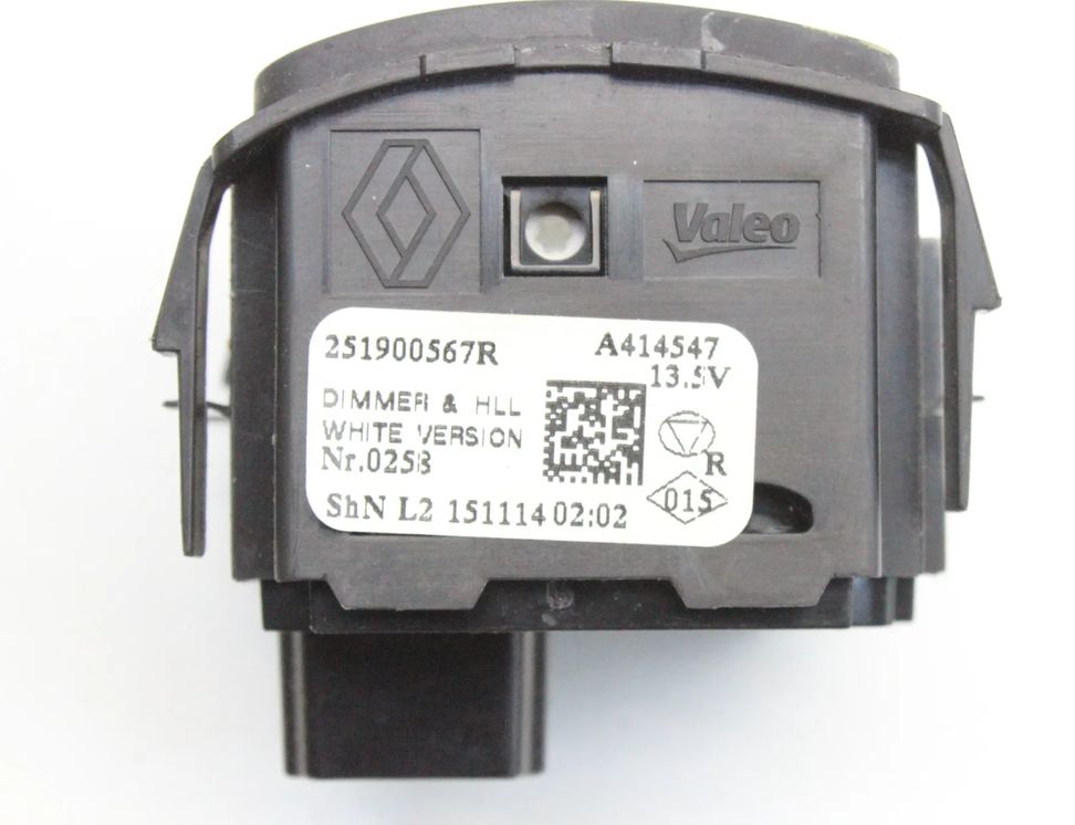 OPEL Vivaro B (2014-2019) Strömställare för höjdjustering av strålkastare 251900567R 31956524