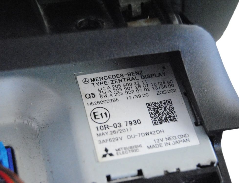 MERCEDES-BENZ Vito W447 (2014-2023) Navigationsdisplay A2059002211,A2059012807,A2059020702 23683552