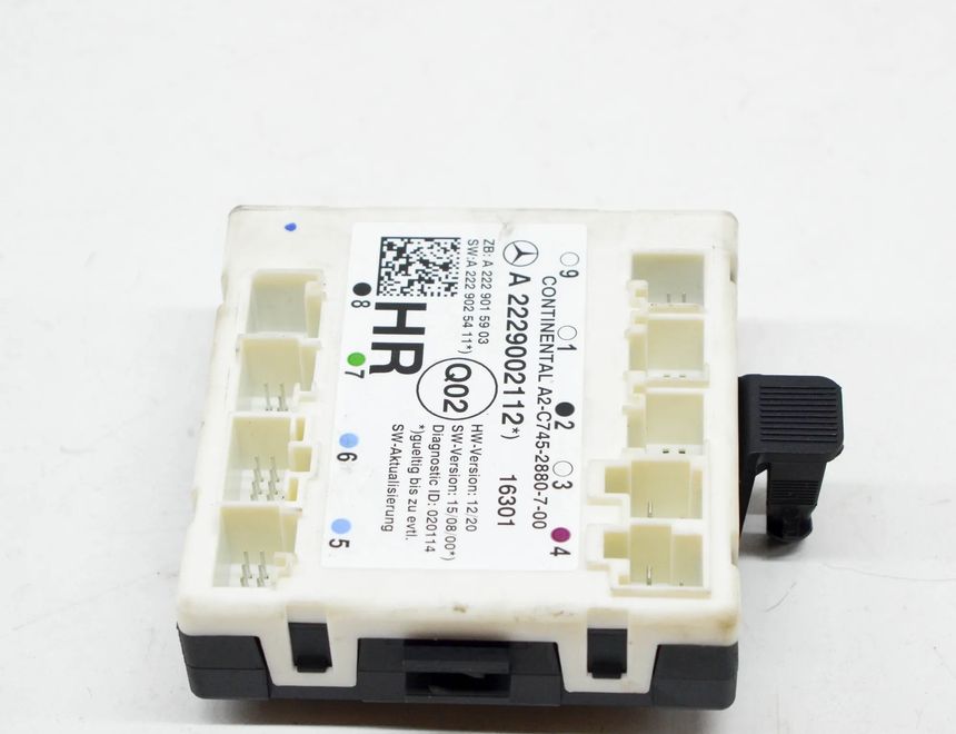 MERCEDES-BENZ C-Class W205/S205/C205 (2014-2023) Styrenhet för bakre höger dörr A2229015903,A2229002112,A2229025411,A2-C745-2880-7-00 13855219