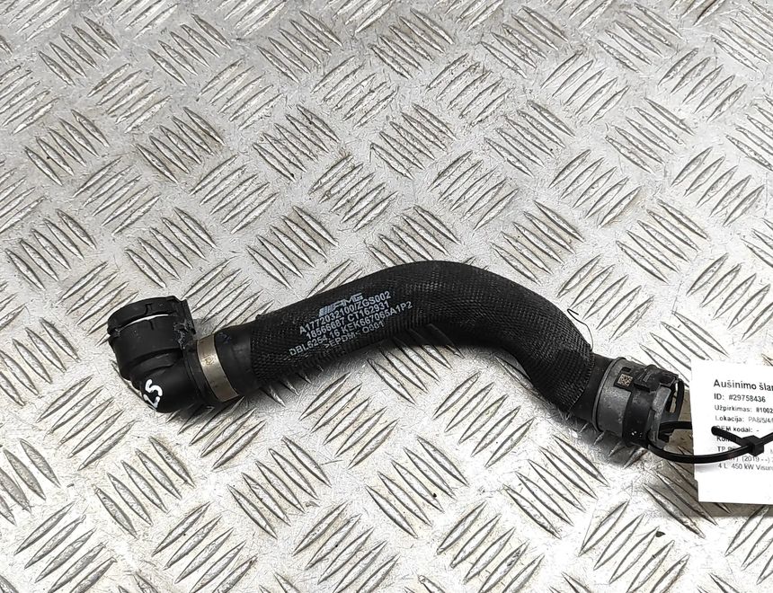 MERCEDES-BENZ GLE W167 (2019-2024) Kylvätskeslangrör A1772032100 29758436