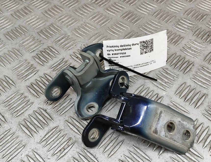 TOYOTA Corolla 12 generation E210 (2019-2024) Gångjärnssats för höger framdörr 68730-02050,68710-02060 30277532