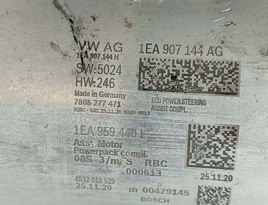 SKODA Enyaq 1 generation (2020-2023) Styrställ 1EB423052M,1EB4231052,1EB423105,1EB971111D,1EA907144AG 30622477