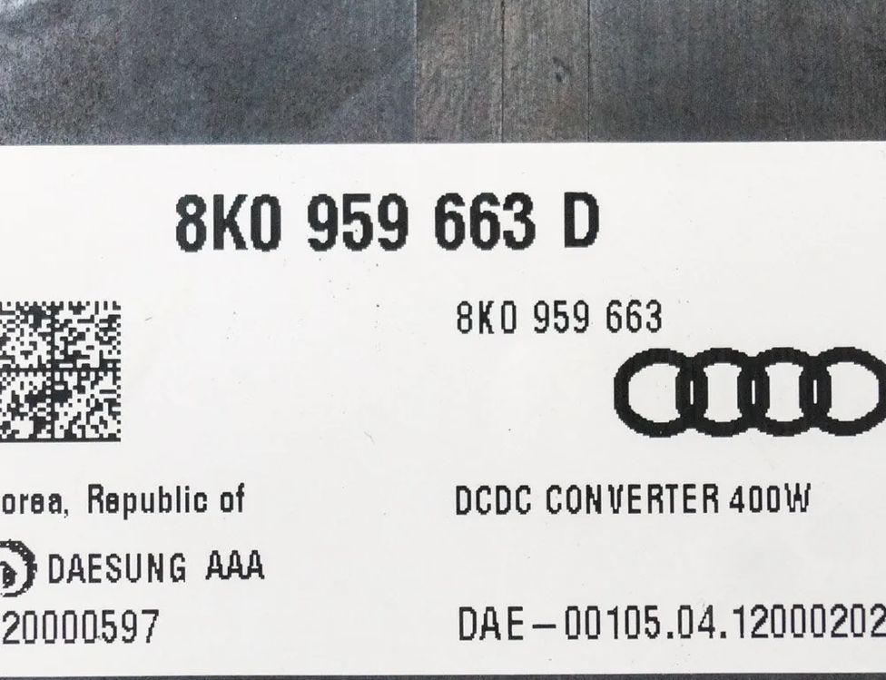 AUDI A6 C7/4G (2010-2020) Andra styrenheter 8K0959663D 3097677