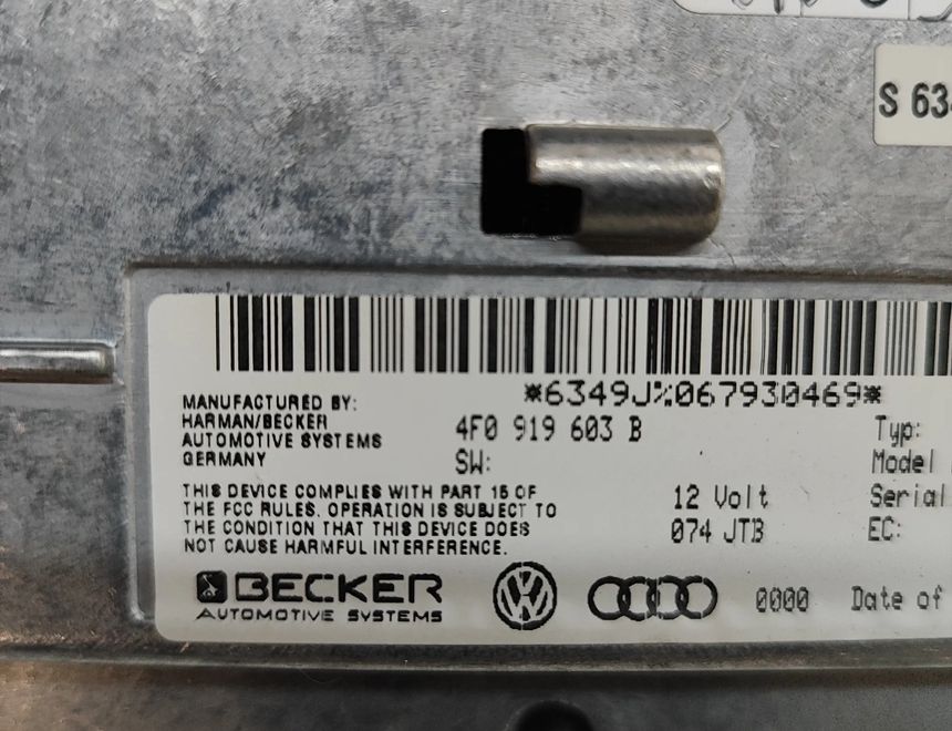 AUDI Q7 4L (2005-2015) Navigationsdisplay 4F0919603B 30981134