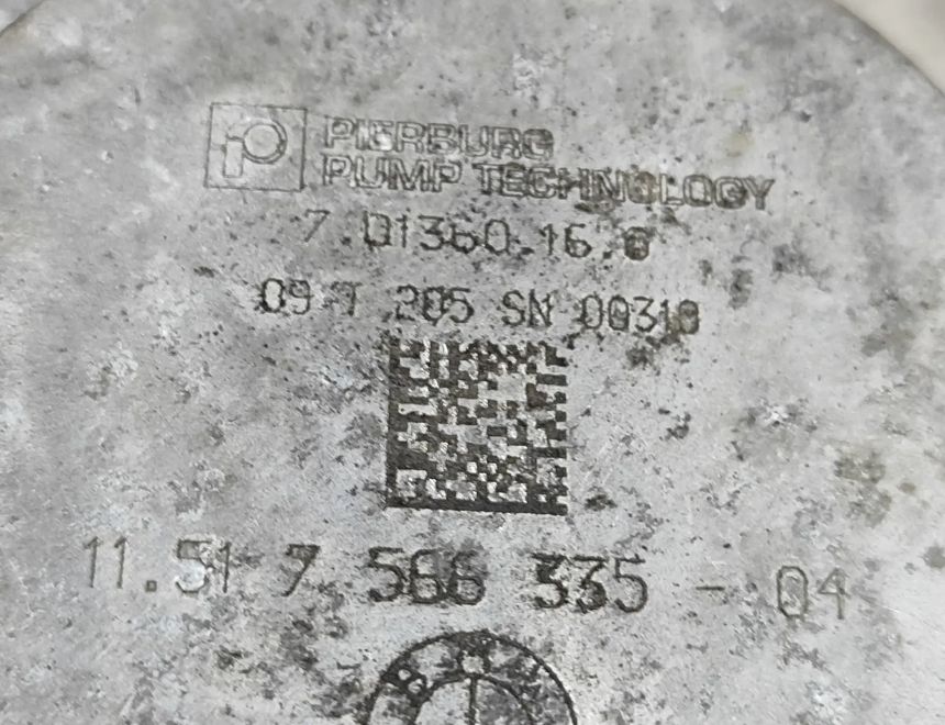 BMW X6 M E71/E72 (2009-2014) Cirkulationsvattenmotor 7566335 31318893