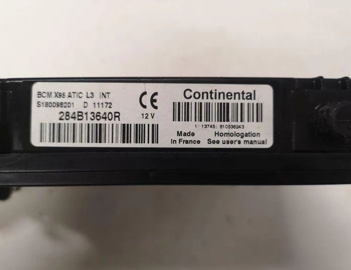 RENAULT Scenic 3 generation (2009-2015) Komfortkontrollenhet A2C53284891,S180098201,D11172 27062850