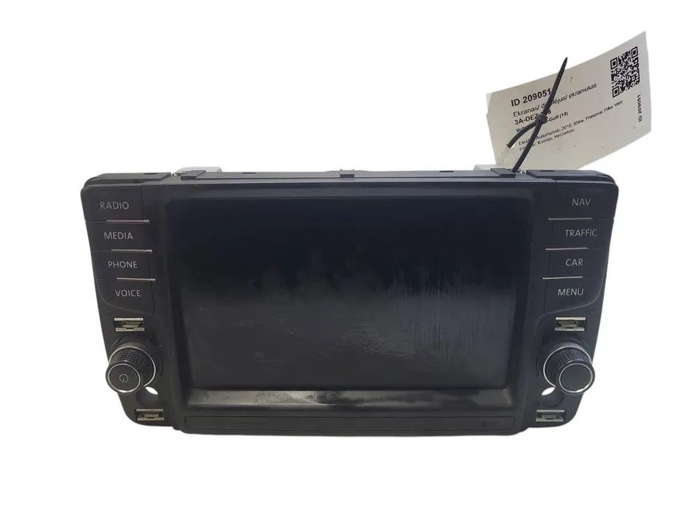 VOLKSWAGEN Golf 7 generation (2012-2024) Navigationsdisplay 5G0919606 31238536