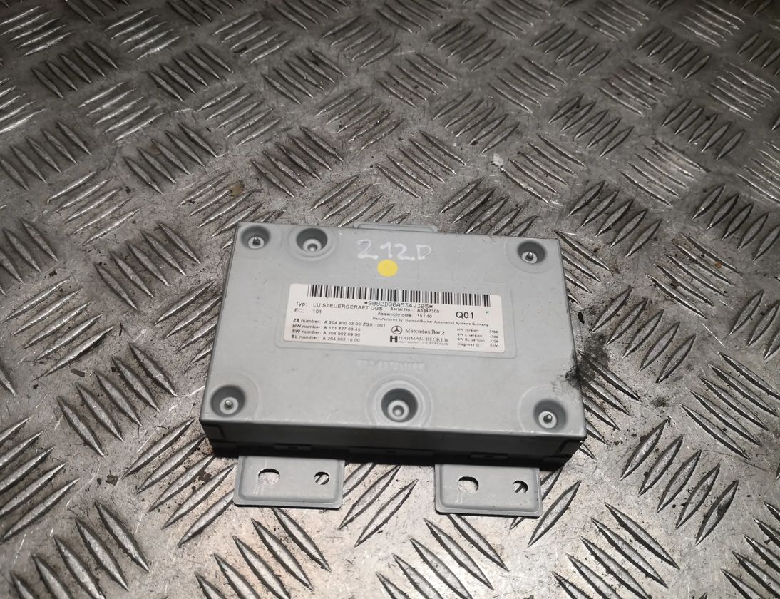 MERCEDES-BENZ E-Class W212/S212/C207/A207 (2009-2016) Navigationskontrollenhet 2049000300,A2049000300 28247683
