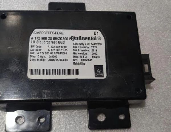 MERCEDES-BENZ GL-Class X166 (2012-2015) Andra styrenheter A1729002809 31256766