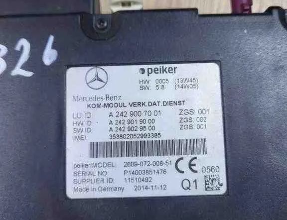 MERCEDES-BENZ S-Class W222/C217/A217 (2013-2020) Andra styrenheter A2429007001,A2429019000,260907200851 32677333