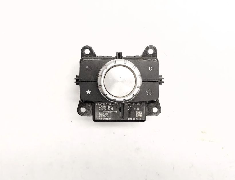 MERCEDES-BENZ E-Class W212/S212/C207/A207 (2009-2016) Navigationskontrollratt A2129007619 28999765