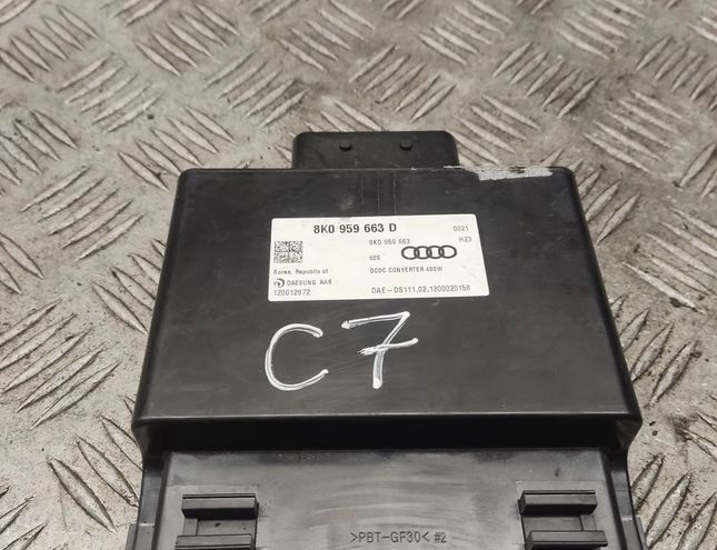 AUDI A6 C7/4G (2010-2020) Spänningskontrollenhet 8k0959663d 31619381