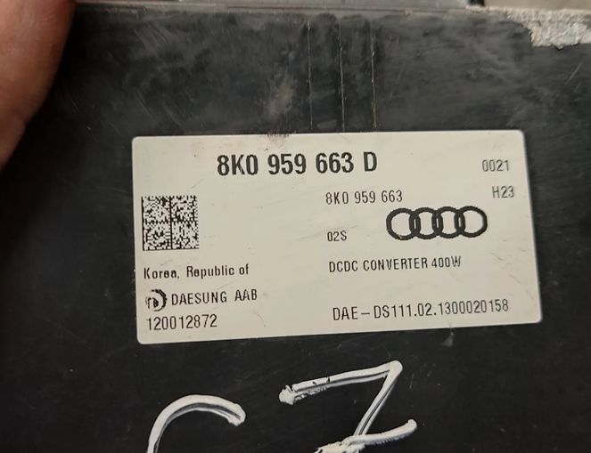 AUDI A6 C7/4G (2010-2020) Spänningskontrollenhet 8k0959663d 31619381