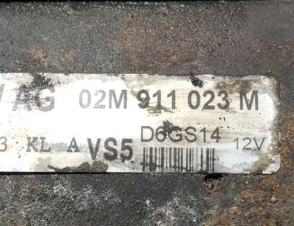 VOLKSWAGEN Tiguan 1 generation (2007-2017) Startmotor 02M911023M 33318290