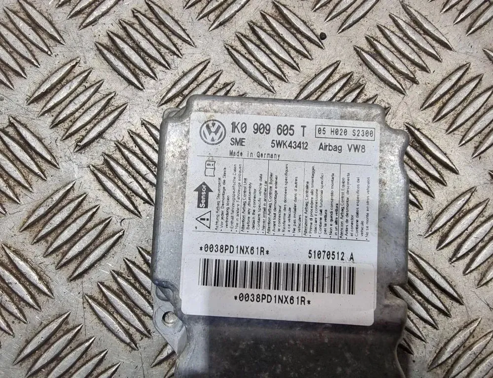 VOLKSWAGEN Golf 5 generation (2003-2009) SRS kontrollenhet 05H020S2300,1K0909605T 33502900