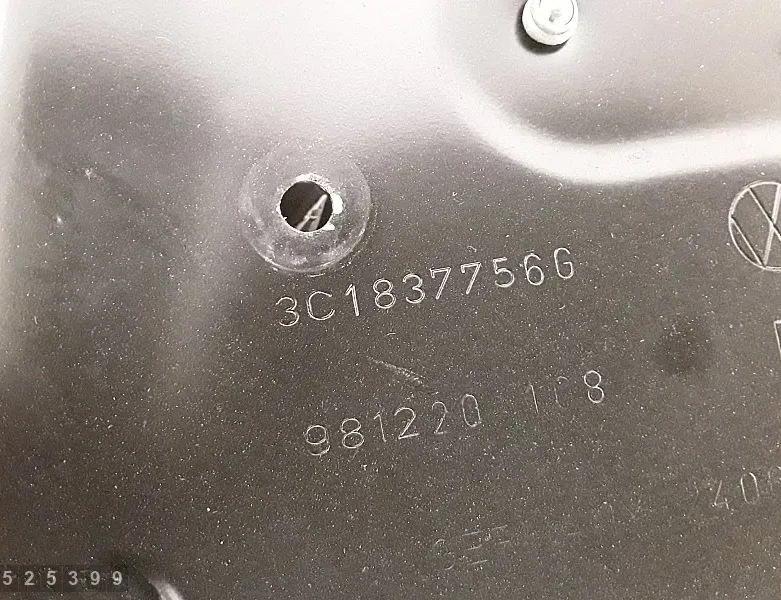 VOLKSWAGEN Passat B6 (2005-2010) Fönsterlyftare till vänster bak 3c1837756g 34984106