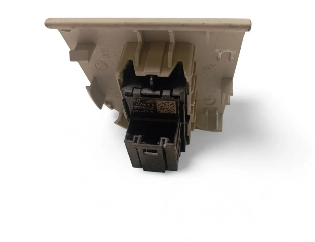 SKODA Octavia 3 generation (2013-2020) Vänster bakdörr fönsterkontrollbrytare 5E0959855A 30776922