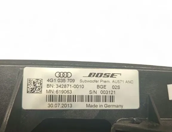AUDI A6 C6/4F (2004-2011) Subwoofer 4G1035709 33458699